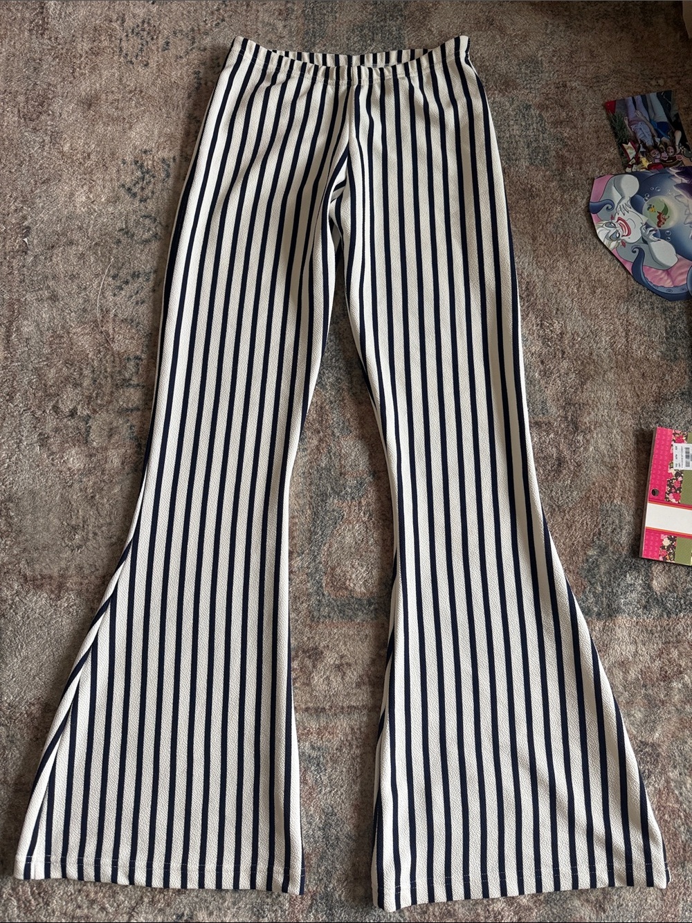 Little Baberham Striped Top - Navy & White